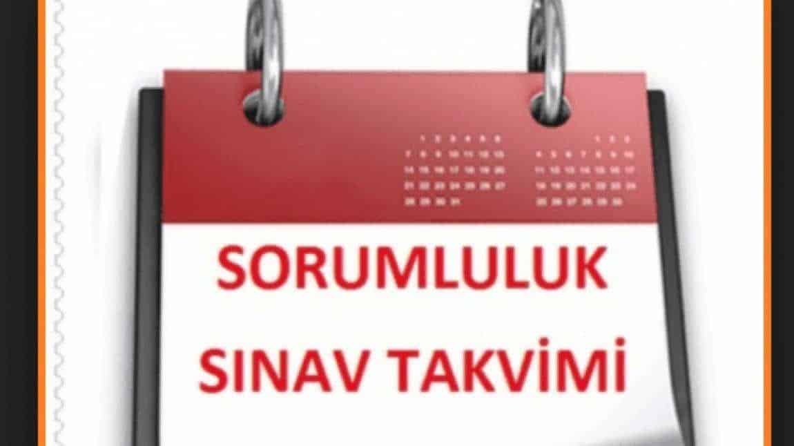 Sorumluluk Sınavları Takvimi ve Sorumluluk Sınavlarına Katılacak Öğrenci Listesi/Dersleri (2. Dönem Sonu/Haziran Sorumluluk 2024-2025)